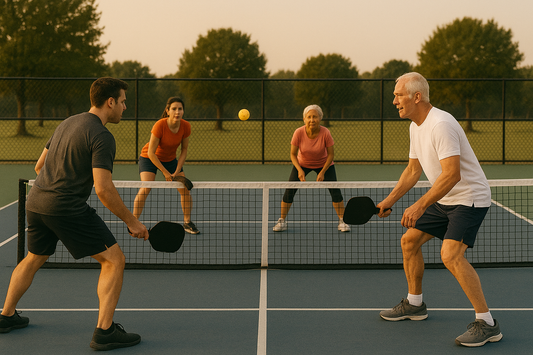 Le pickleball, le sport qui séduit toutes les générations