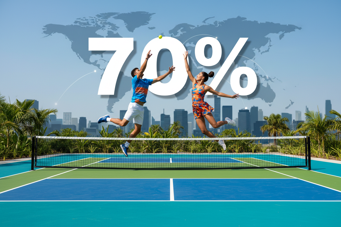 Le pickleball explose dans le monde : plus de 70 % des joueurs hors USA