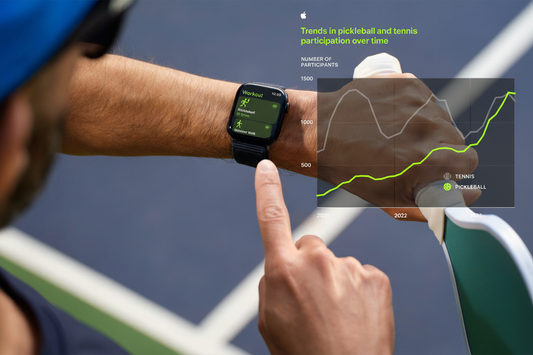 Une étude Apple démontre que le pickleball est plus populaire et meilleur pour la santé que le tennis