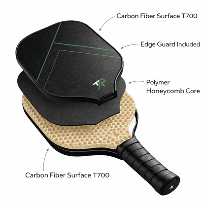 Foundation Paddle - La raquette de pickleball idéale pour bien débuter - Carbone T700