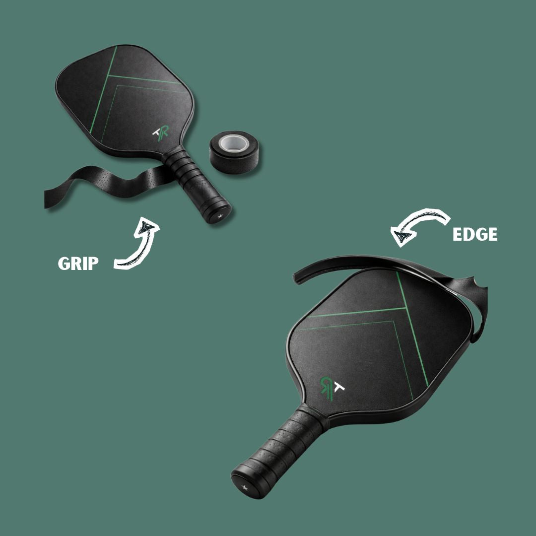 Kit de Pickleball The Smart Start: raqueta de carbono T700, 4 pelotas, 1 grip, 1 canto y 2 regalos