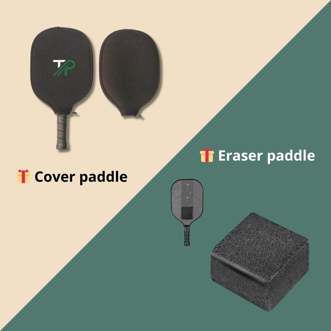 Kit de Pickleball The Smart Start: raqueta de carbono T700, 4 pelotas, 1 grip, 1 canto y 2 regalos