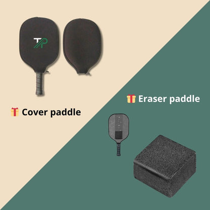 Kit de Pickleball The Smart Start: raqueta de carbono T700, 4 pelotas, 1 grip, 1 canto y 2 regalos