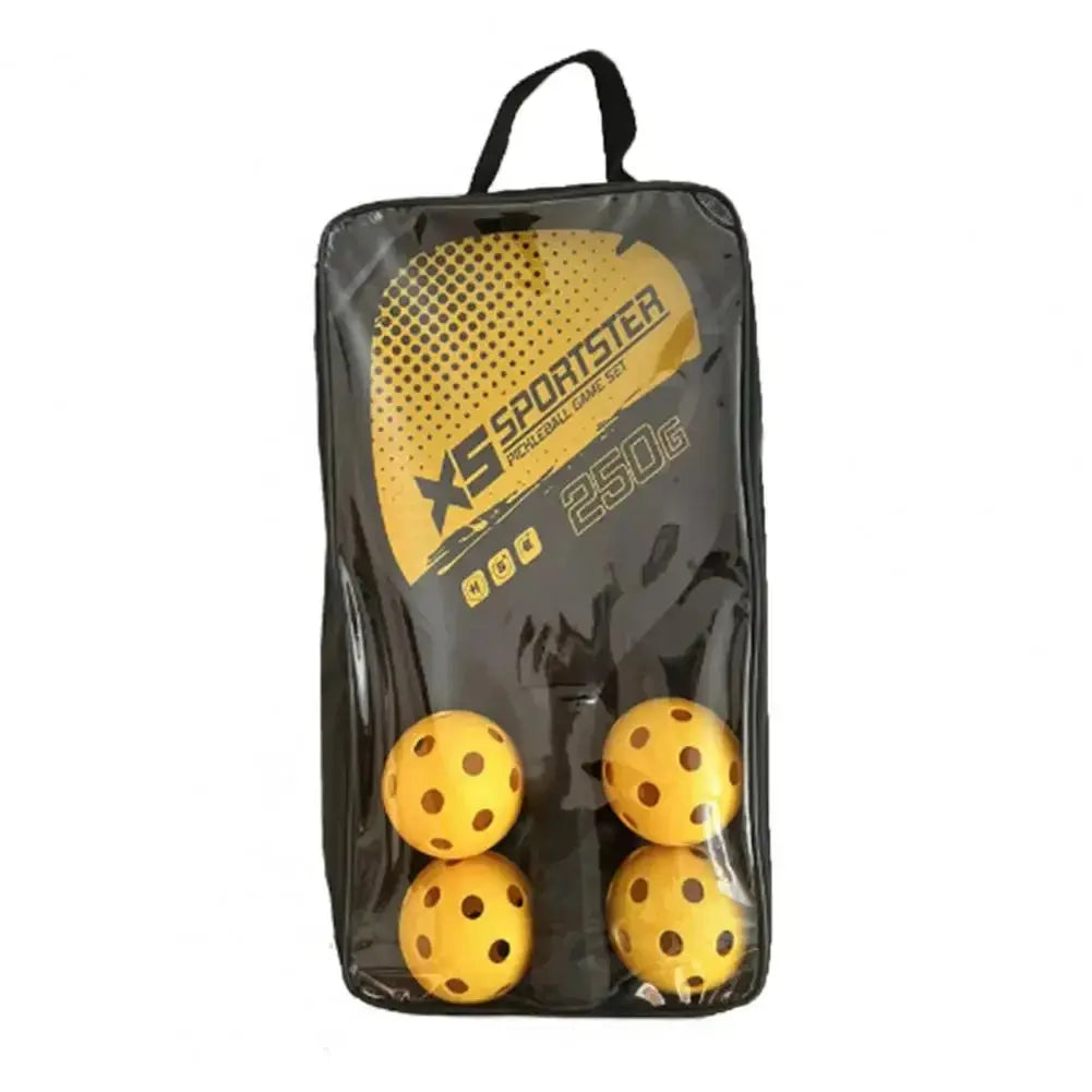 Ensemble de raquettes de Pickleball avec 2 raquettes, 4 balles - Débutant et famille