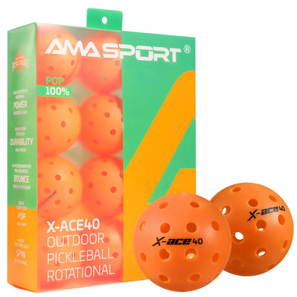 AMA Sport X-ACE - Balles Pickleball - 3 couleurs