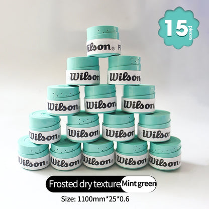 Lot 15 Surgrips Wilson pour raquette de Pickleball - Antidérapante et absorbante