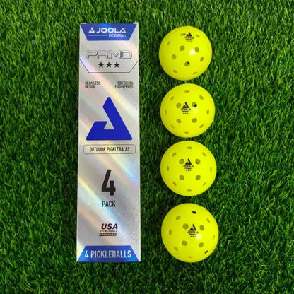 Balles JOOLA - 4 pièces 74mm - Balles premium