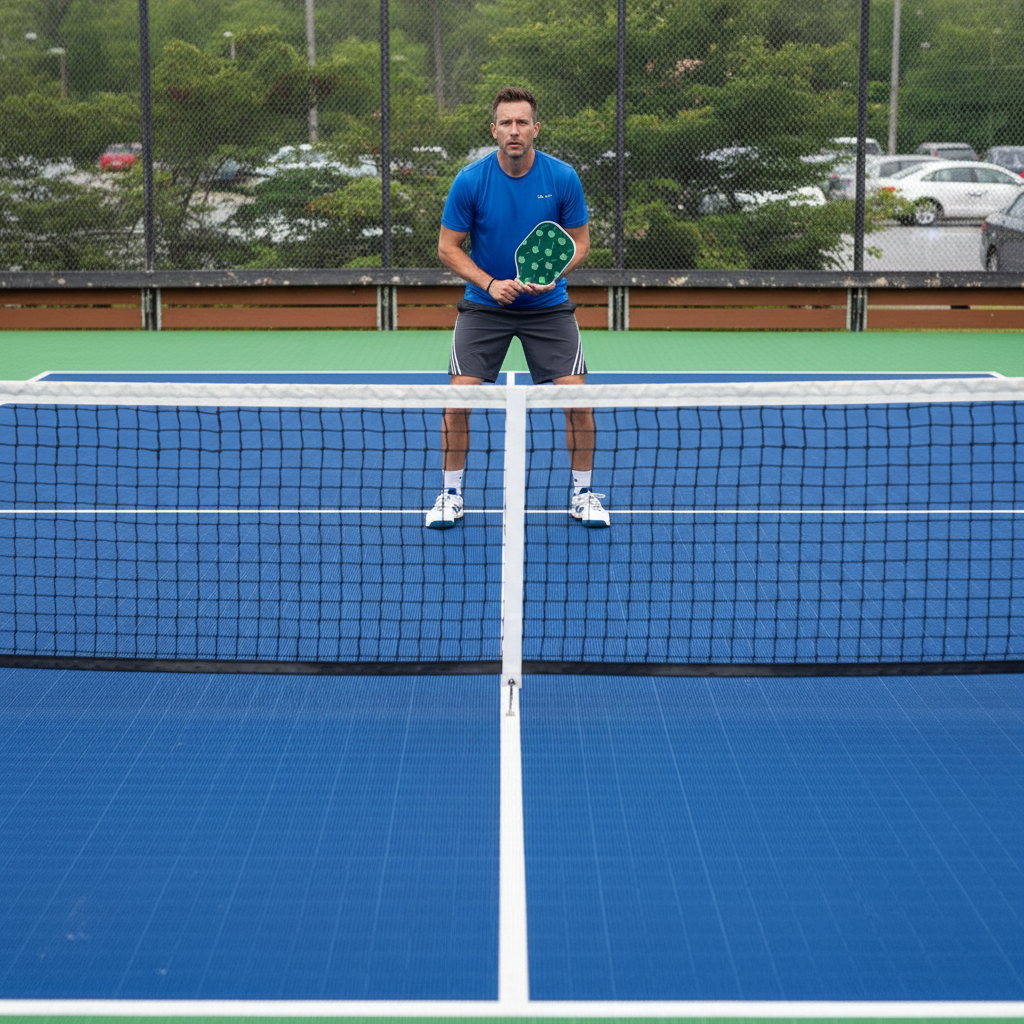 Joueur homme derrière la kitchen