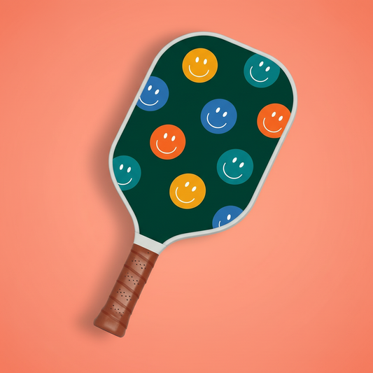 Raquette sur fond coloré